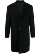 Tonello Single-breasted Buttoned Coat - Black