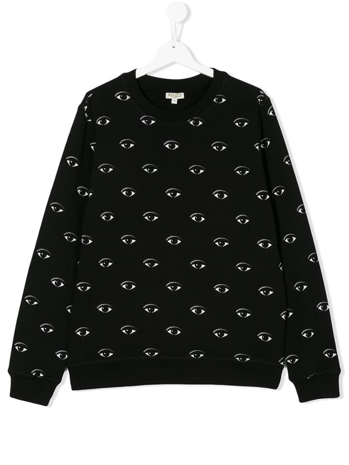 Kenzo Kids Eyes Print Sweatshirt - Black