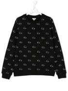 Kenzo Kids Eyes Print Sweatshirt - Black