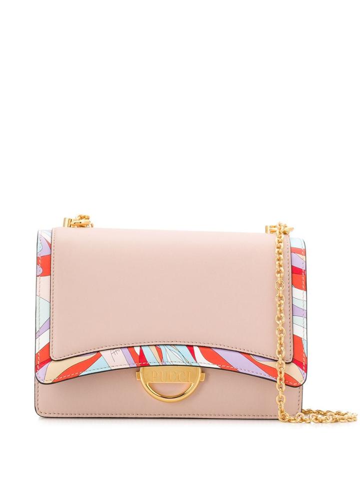Emilio Pucci Burle Print Shoulder Bag - Neutrals