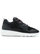 Hogan Contrast Lace-up Sneakers - Black