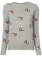 Chinti & Parker Hearts Knitted Top - Grey