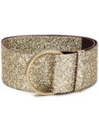 Antonio Marras Wide Glitter Buckle Belt - Metallic
