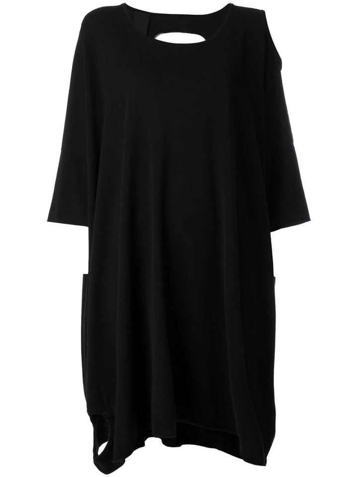 Rundholz Black Label Cut-out Sweatshirt Dress, Women's, Size: Medium, Cotton