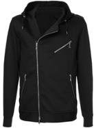 Loveless Asymmetric Zipped Jacket - Black