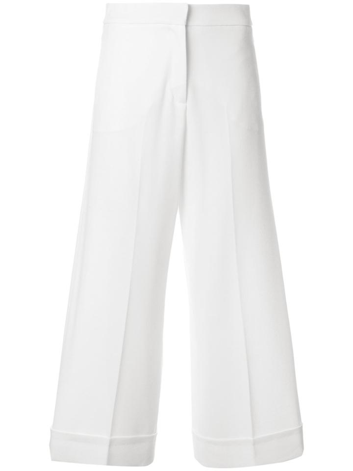Giada Benincasa Casual Cropped Trousers - White