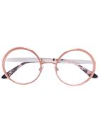 Dolce & Gabbana Eyewear Round Glasses - Metallic