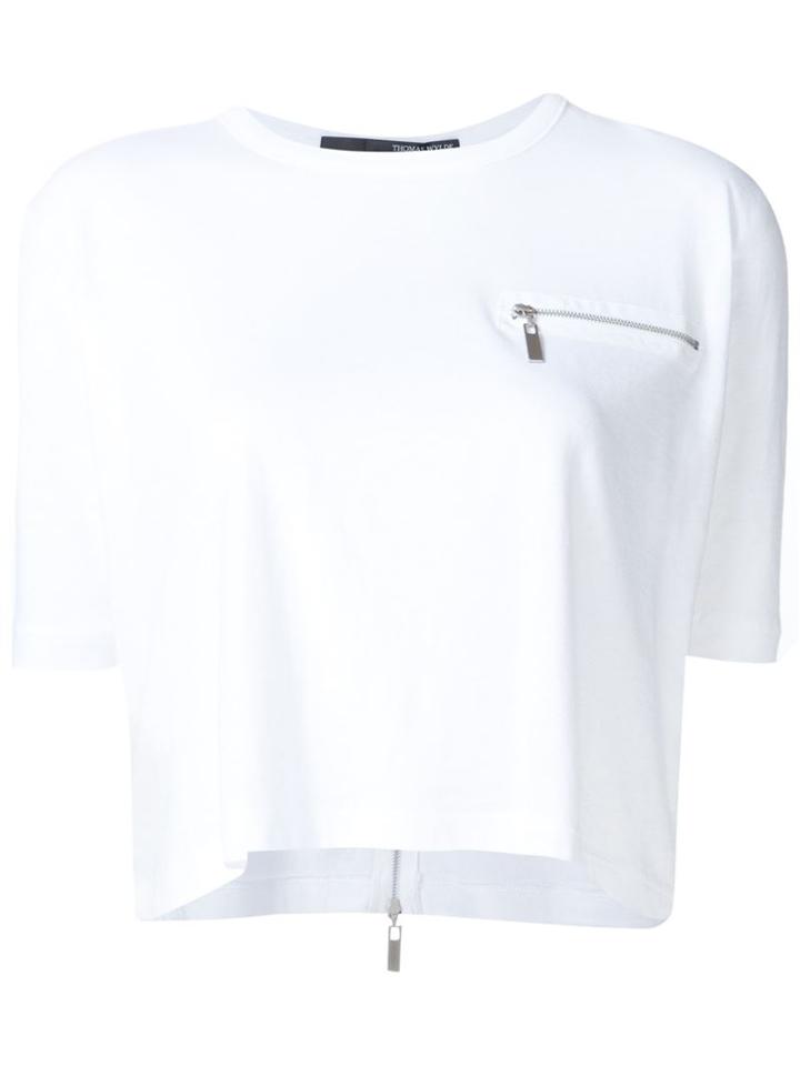 Thomas Wylde 'fern' Crop Top