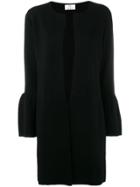Allude Wide Sleeved Cardi-coat - Black