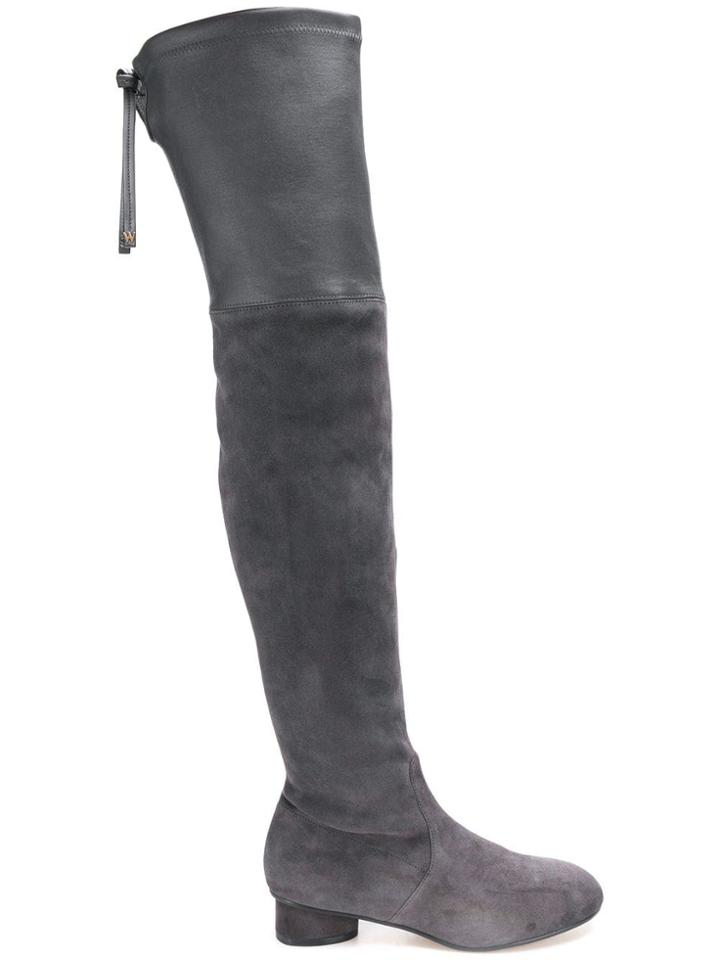 Stuart Weitzman Slip-on High Boots - Grey