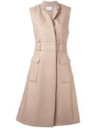 Carven Trench Dress, Women's, Size: 42, Nude/neutrals, Cotton/acetate/viscose/virgin Wool
