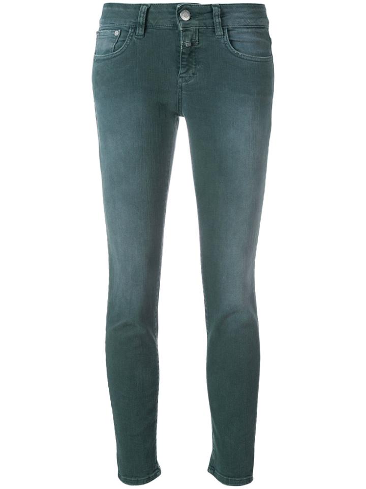 Closed Low Rise Skinny Jeans - Grey