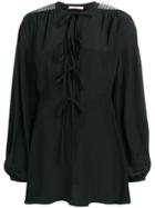 Christopher Kane Crystal Bow Mini Dress - Black