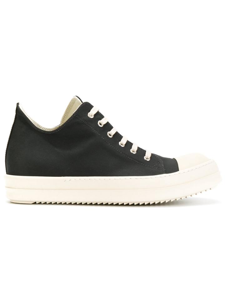 Rick Owens Drkshdw Platform Sole Lace-up Sneakers - Black