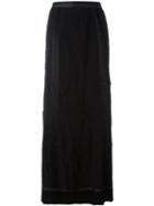 Jean Paul Gaultier Pre-owned Textured Maxi Skirt - Black
