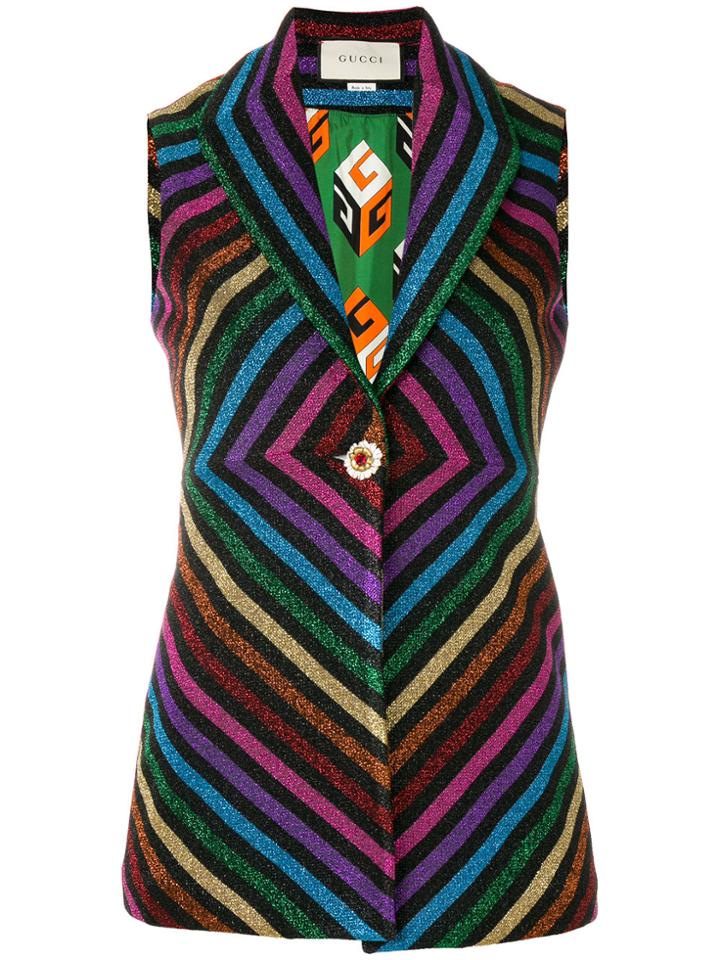 Gucci Rainbow Waistcoat - Multicolour