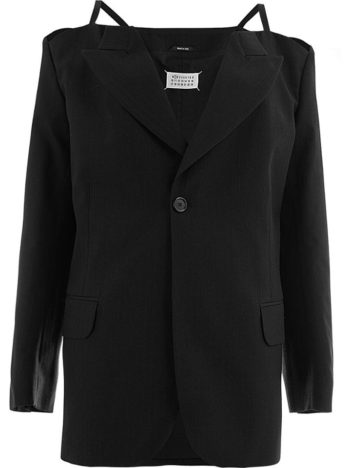 Maison Margiela Shoulder Strap Blazer - Black