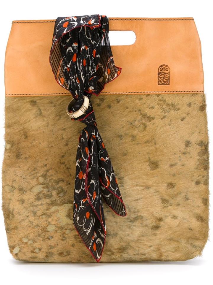 Ermanno Gallamini Scarf Detail Tote