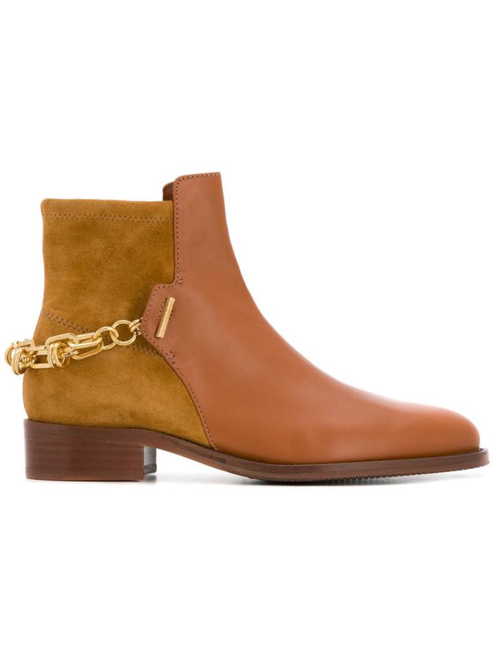 Stuart Weitzman Low Heel Boots - Brown