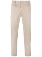 Paolo Pecora Regular Trousers, Men's, Size: 44, Nude/neutrals, Cotton/spandex/elastane