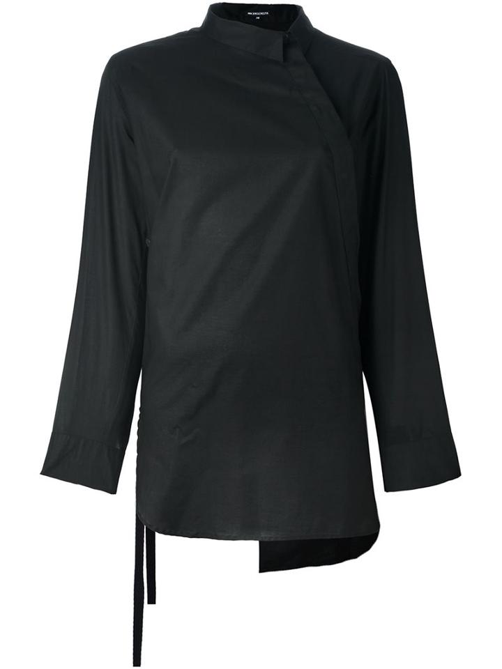 Ann Demeulemeester Asymmetric Collarless Shirt