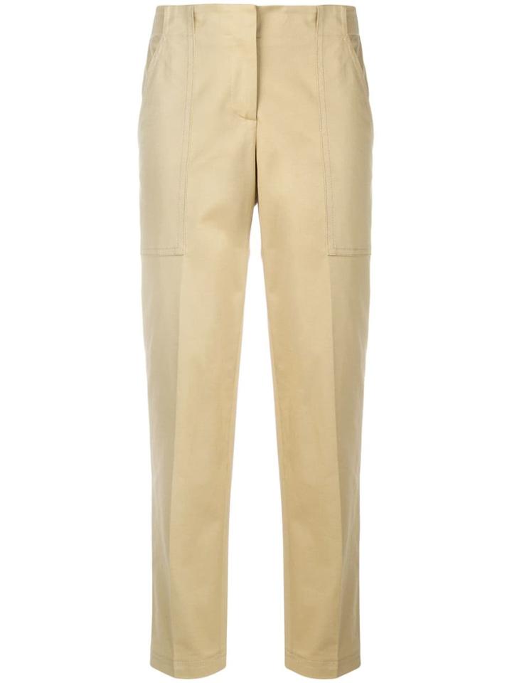 Ermanno Scervino Front Pockets Trousers - Neutrals