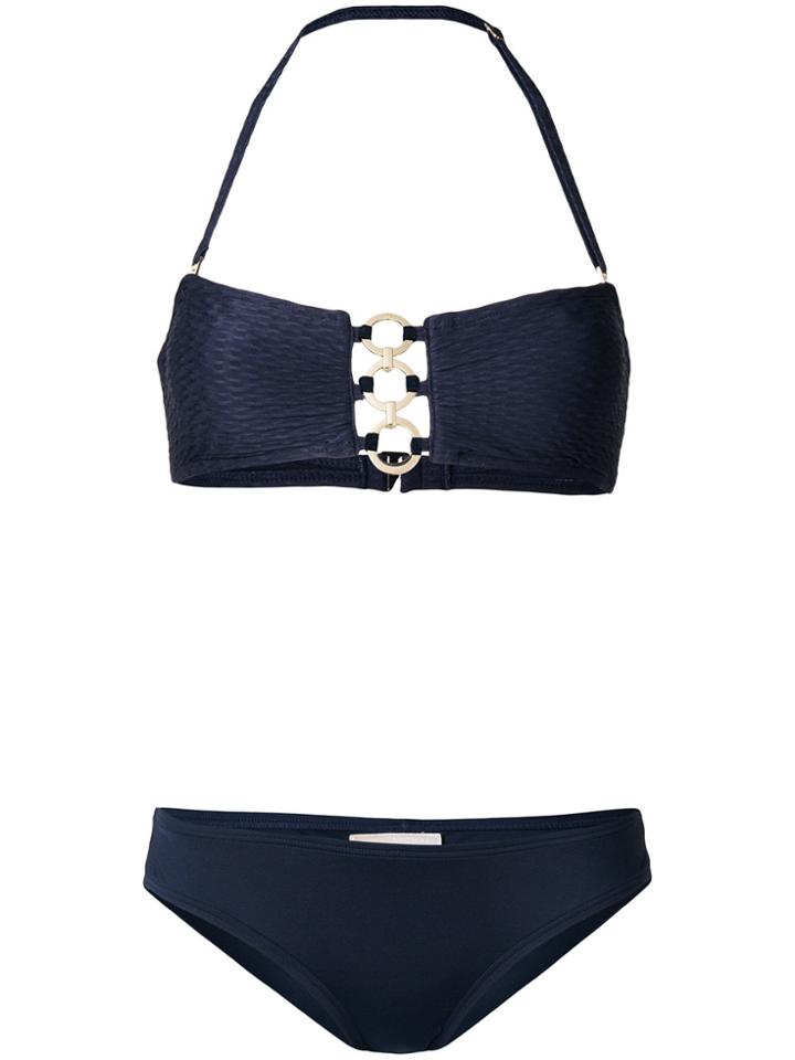 Michael Michael Kors Bandeau Bikini Set - Blue
