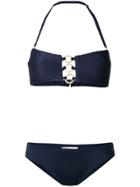 Michael Michael Kors Bandeau Bikini Set - Blue
