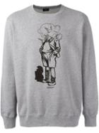 Undercover Man Crew Neck Sweatshirt, Men's, Size: 2, Grey, Cotton