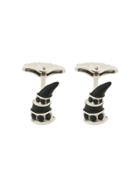 Roberto Cavalli Embellished Cufflinks - Black