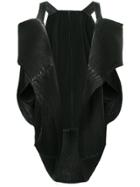 Issey Miyake Vintage Sculptural Pleated Jacket - Black