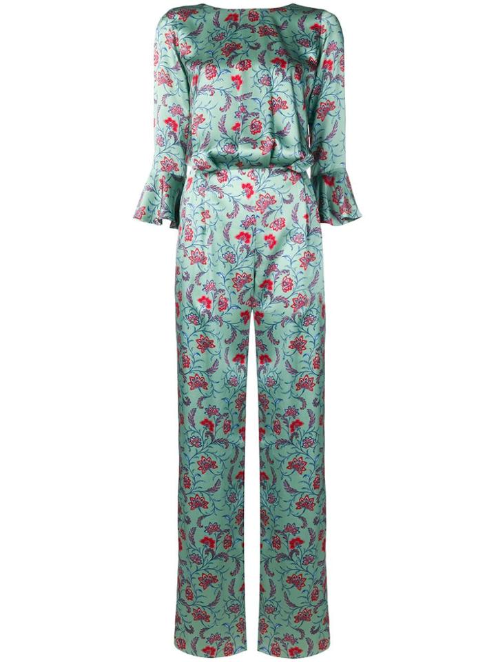 Seren Gee Printed Jumpsuit - Blue