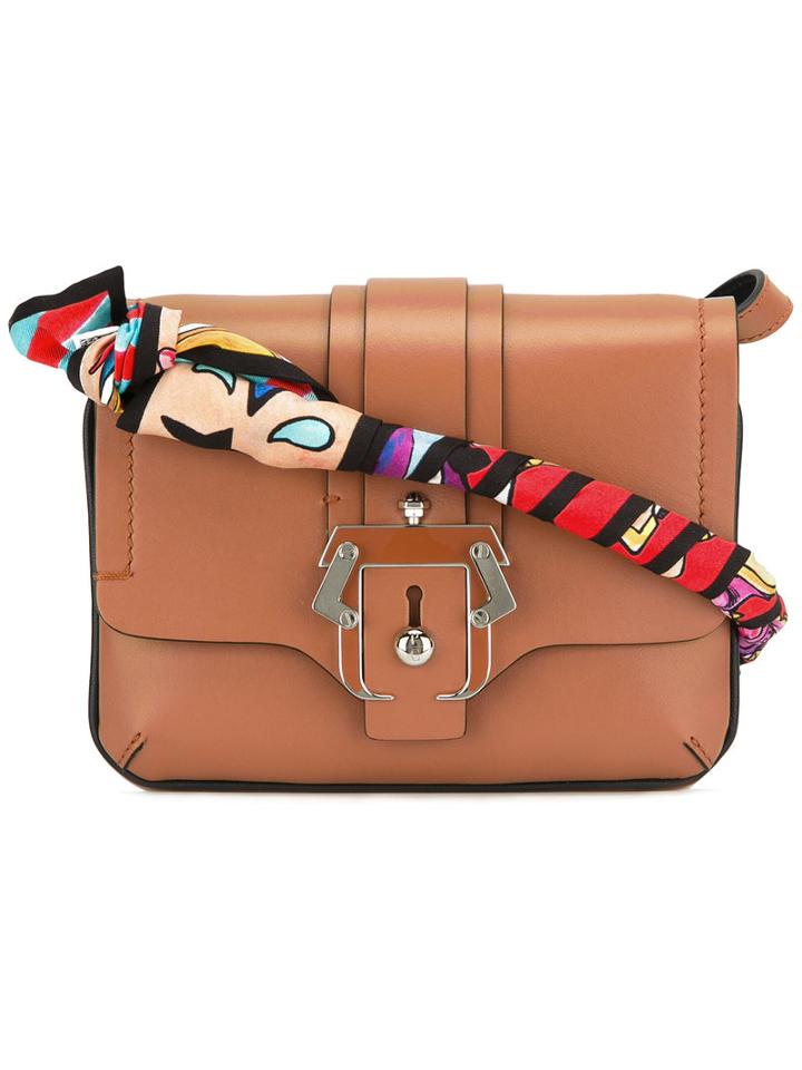 Paula Cademartori Gigi Shoulder Bag, Women's, Nude/neutrals, Silk/calf Leather/lamb Skin