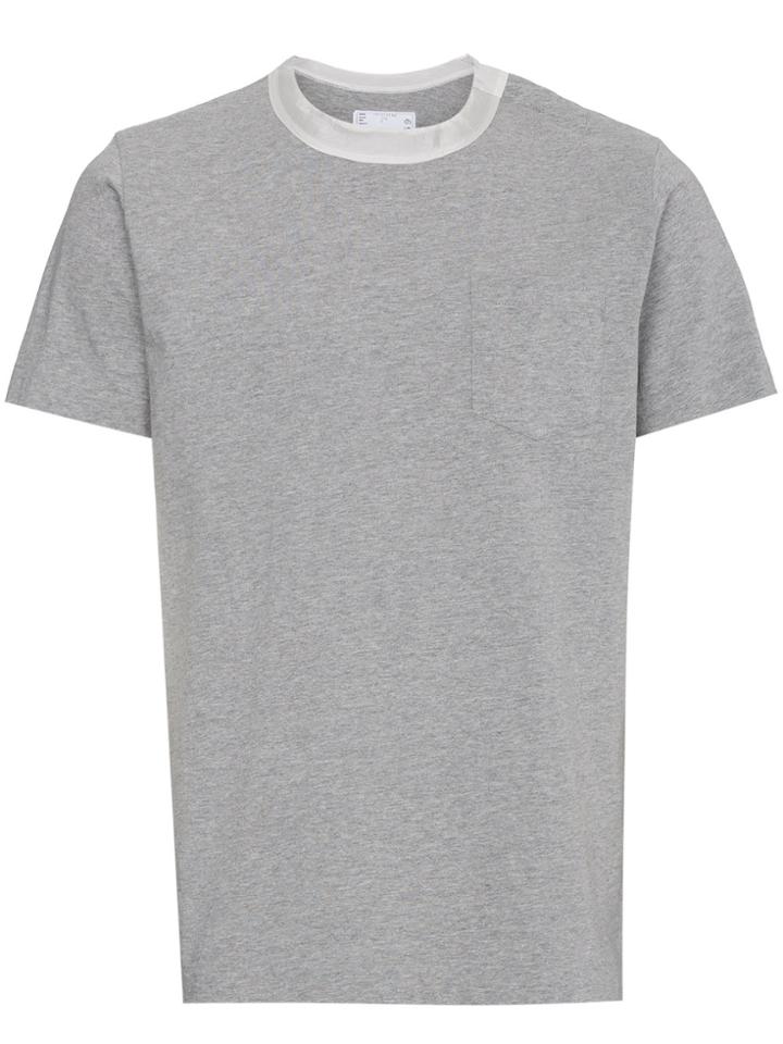 Sacai Classic Pocket T-shirt - Grey