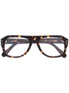 Moscot - Sechel Glasses - Unisex - Acetate - 54, Brown, Acetate