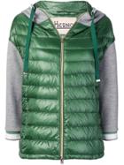 Herno Contrast Puffer Jacket - Green