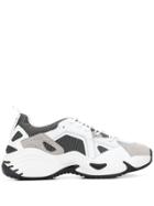 Emporio Armani Panelled Sneakers - White