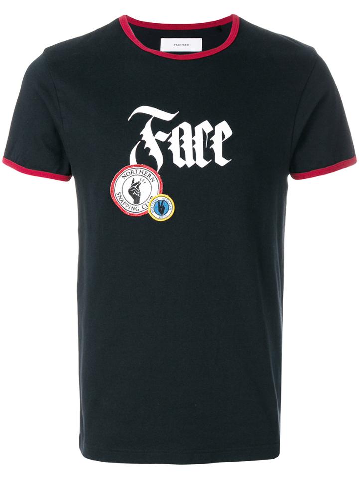 Facetasm Short Sleeve T-shirt - Black