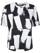 Marni Painterly Brush Stroke T-shirt - Black