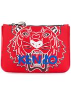 Kenzo Kenzo - Woman - Pouch Small Tiger - Red