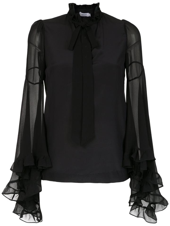 Isolda Sheila Silk Blouse - Black
