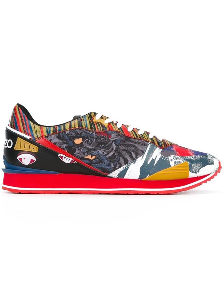 Kenzo 'crazy Tiger' Sneakers