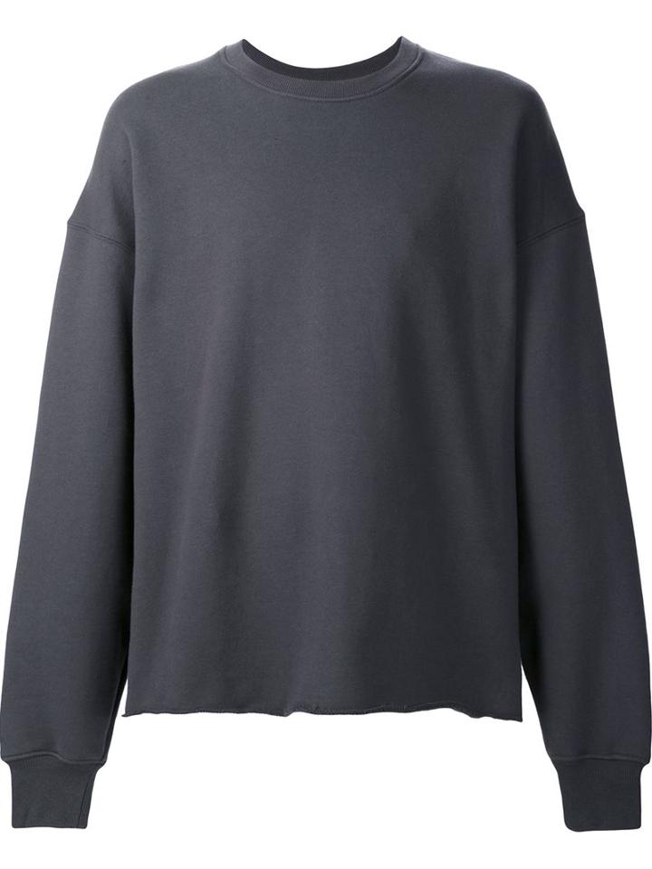 Fear Of God Long Sleeve Crewneck Sweatshirt, Men's, Size: Xl, Grey, Cotton