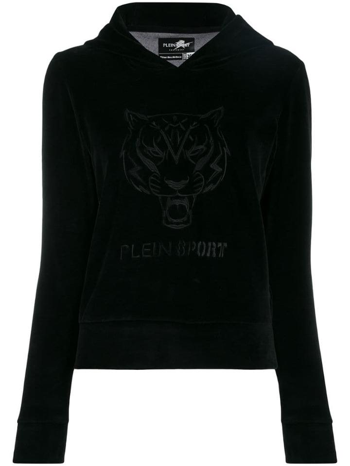 Plein Sport Tiger Hoodie - Black