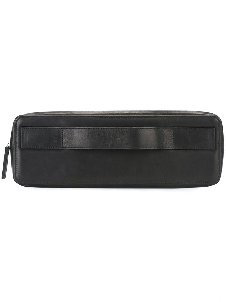Ann Demeulemeester Zip Up Clutch Bag, Women's, Black