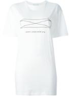 Dkny 'logo' T-shirt, Women's, Size: Small, White, Cotton