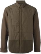Plac Padded Buttoned Jacket, Men's, Size: Medium, Green, Cotton/nylon/polyester