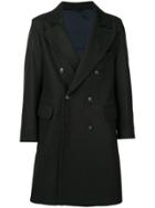 Fortela Double-breasted Coat - Blue