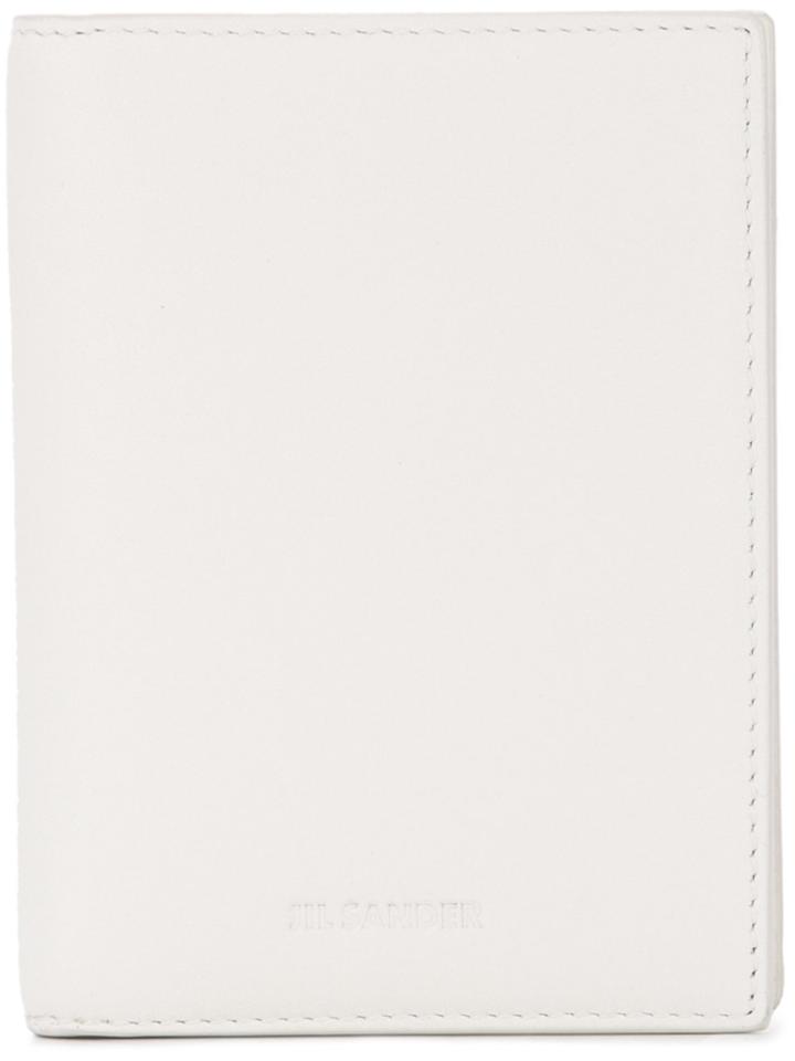 Jil Sander Foldover Cardholder - White