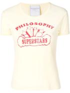 Philosophy Di Lorenzo Serafini Logo-print T-shirt - Yellow